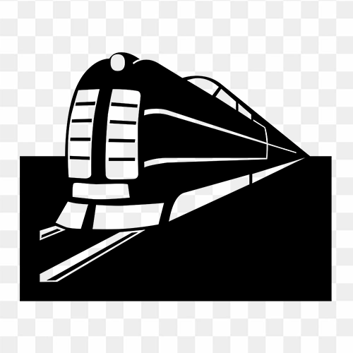 free png icon of rail engine black colour